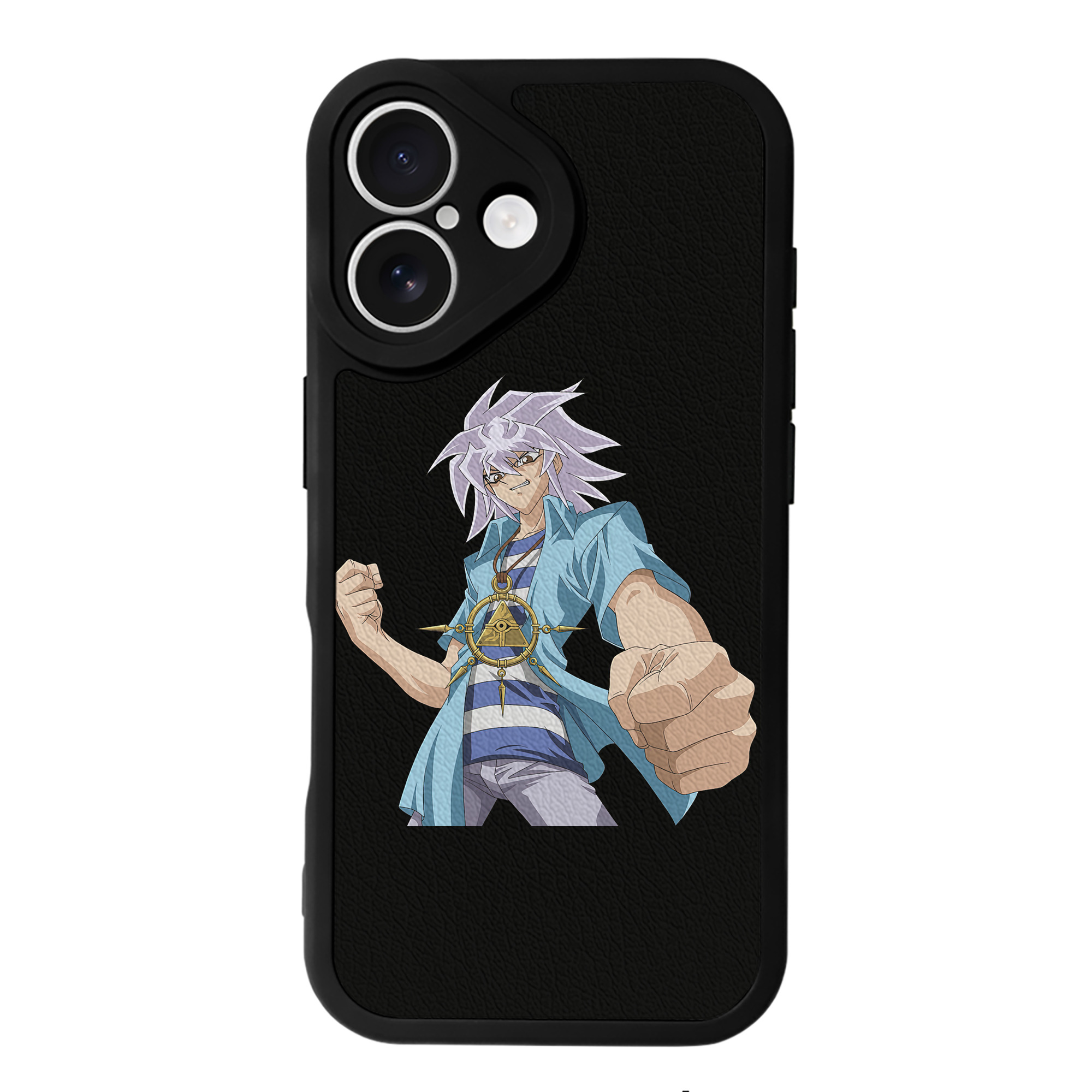 遊☆戯☆王 Yu-Gi-Oh! 【iPhone 16シリーズ対応】シリコンスマホケース（レザー調） 材質：シリコン
